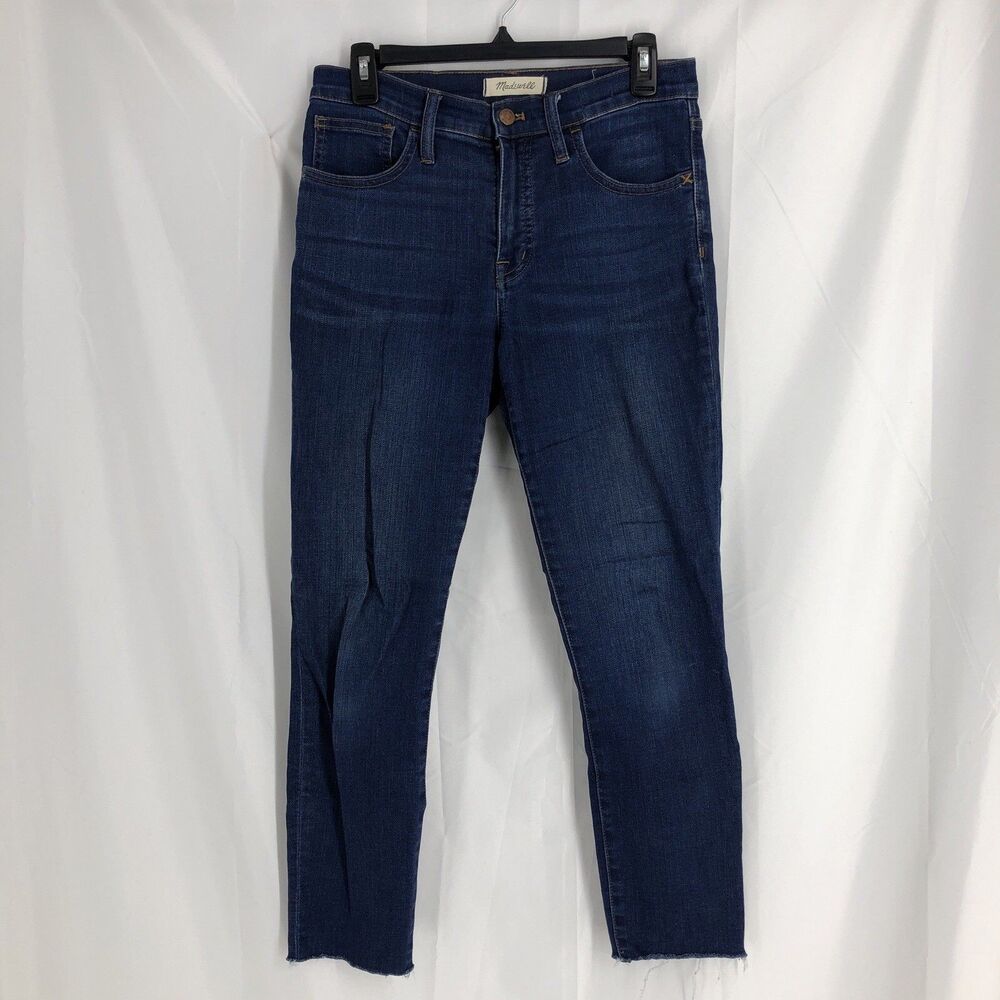 Madewell Women's 10" High-Rise Roadtripper Jeans Raw Hem Size 27